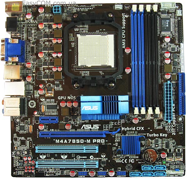Обзор материнской платы ASUS M4A785D-M PRO